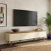 Rack Curvo Bali 218cm 4 Portas para TV Até 70 Polegadas Cedro/Off White