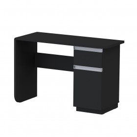 Escrivaninha Office Click 1 Porta 1 Gaveta Preto - Olivar Móveis