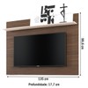 Painel para TV 32 Polegadas 1 Prateleira Marrom/Bege - Panorama Sistemas