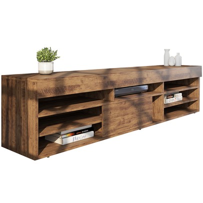 Rack para TV 48 Polegadas 1 Porta Marrom - Panorama Sistemas