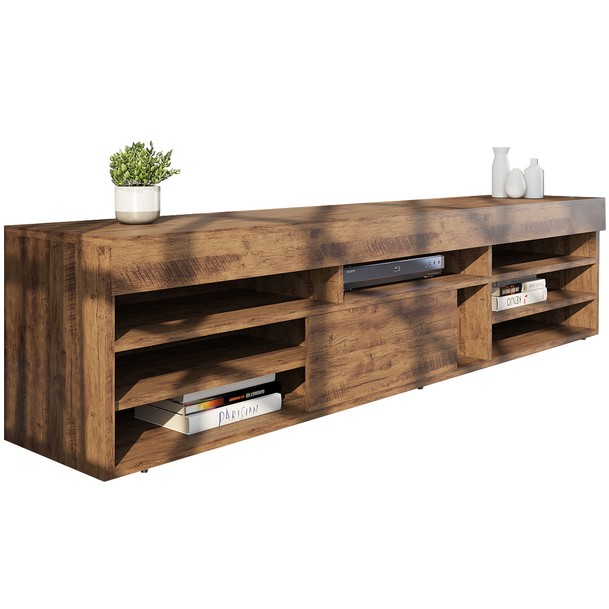 Rack para TV 48 Polegadas 1 Porta Marrom - Panorama Sistemas