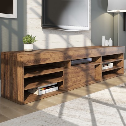 Rack para TV 48 Polegadas 1 Porta Marrom - Panorama Sistemas