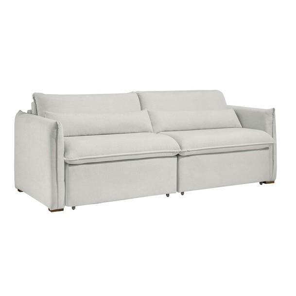 Sofá 3 Lugares Aurora Branco - Panorama Sistemas