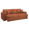 Sofá Cama 4 Lugares Noe Marrom - Panorama Sistemas