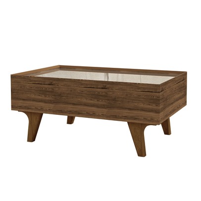 Mesa de Centro 1 Gaveta Marrom - Panorama Sistemas