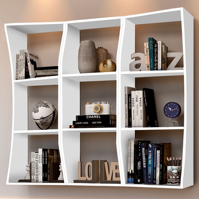 Nicho 6 Prateleiras Branco - Panorama Sistemas