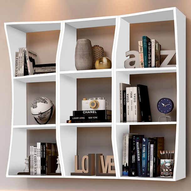 Nicho 6 Prateleiras Branco - Panorama Sistemas