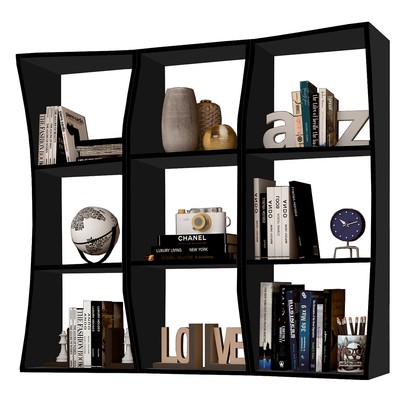 Nicho 6 Prateleiras Preto - Panorama Sistemas