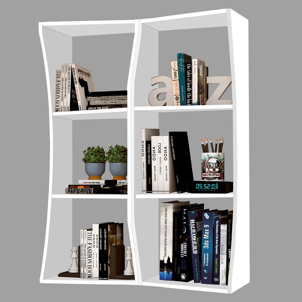 Nicho 4 Prateleiras Branco - Panorama Sistemas