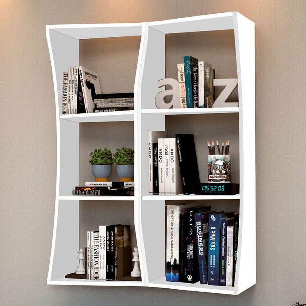 Nicho 4 Prateleiras Branco - Panorama Sistemas