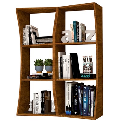 Nicho 4 Prateleiras Marrom - Panorama Sistemas