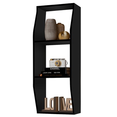 Nicho 2 Prateleiras Hórus Preto - Panorama Sistemas