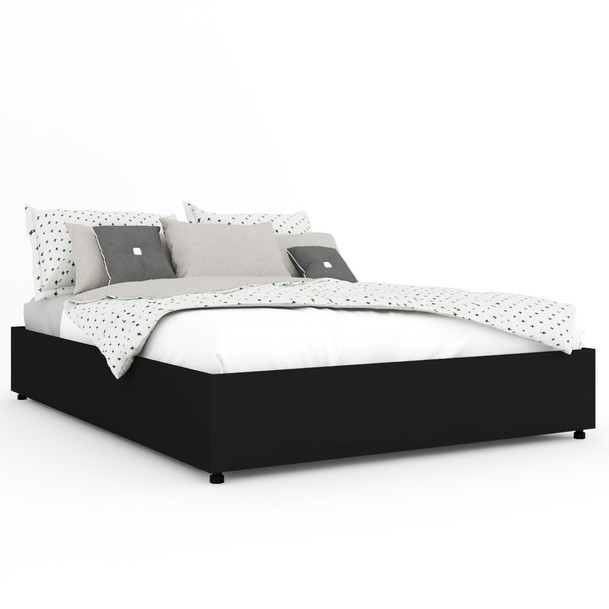 Cama Casal Box Preto - Panorama Sistemas