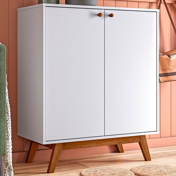 Sapateira 2 Portas Versalhes Branco - Panorama Sistemas