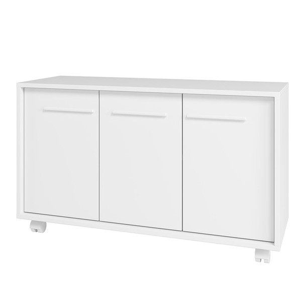 Armário para Escritório 3 Portas Branco - Panorama Sistemas