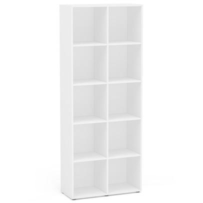 Estante para Livros 10 Nichos Branco - Panorama Sistemas