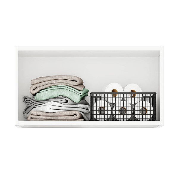 Armário Aéreo Lavanderia Duo 2 Portas Branco - Panorama Sistemas