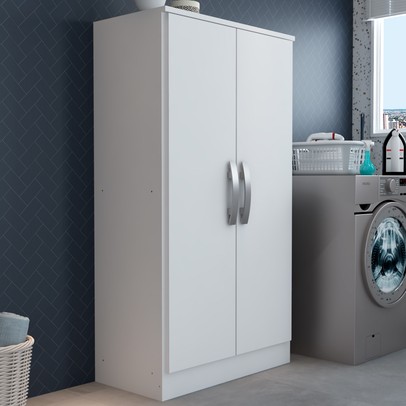 Armário Multiuso Atenas 2 Portas Branco - Panorama Sistemas