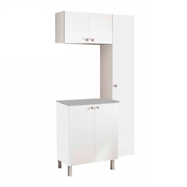 Lavanderia Completa Duo 5 Portas Branco - Panorama Sistemas