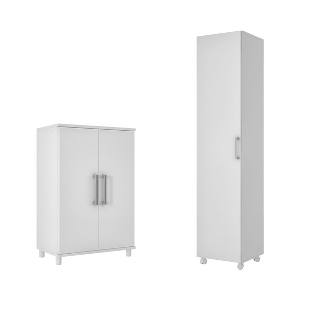 Lavanderia Completa 3 Portas Branco - Panorama Sistemas