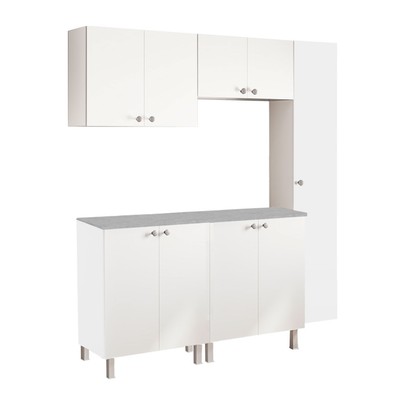 Lavanderia Completa Duo 9 Portas Branco - Panorama Sistemas