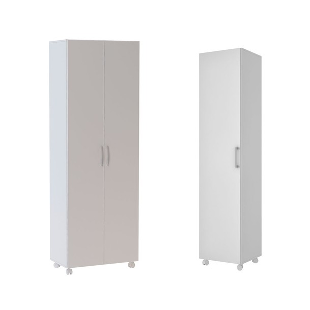 Lavanderia Completa 3 Portas 6 Prateleiras Branco - Panorama Sistemas