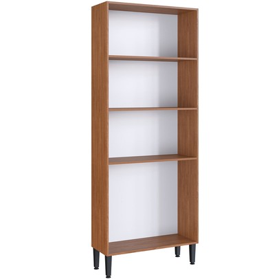 Paneleiro 4 Portas 2 Prateleiras Duplo Marrom - Panorama Sistemas