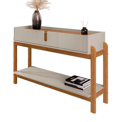 Aparador 2 Gavetas Marrom/Bege - Panorama Sistemas