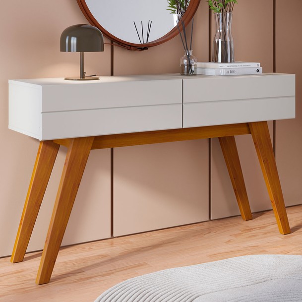 Aparador 2 Gavetas Marrom/Bege - Panorama Sistemas