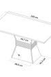 Mesa de Jantar 4 Lugares Cansas Marrom/Bege - Panorama Sistemas