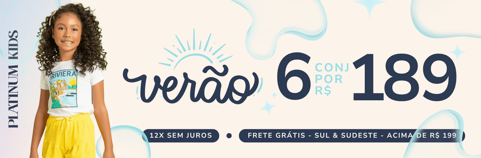 6 Conjuntos de Verão por R$189