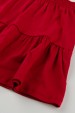 Conjunto Feminino Infantil Botôes Vermelho