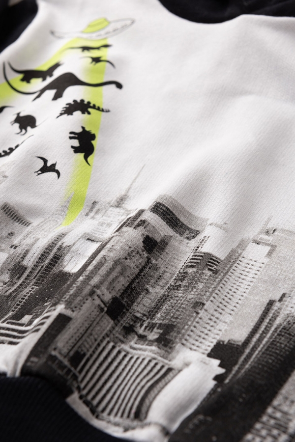 Conjunto Masculino Infantil Ovni Dinos