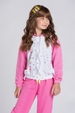 Conjunto Feminino Infantil Super Estrela Rosa