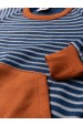 Conjunto Masculino Infantil Canguru Listras Marrom