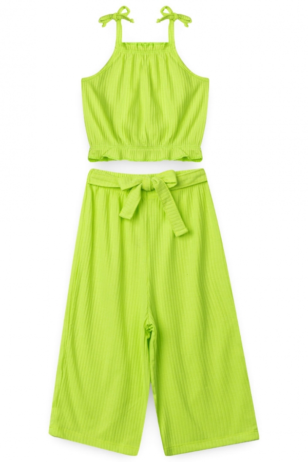 Conjunto Feminino Infantil Pantacourt Ribana