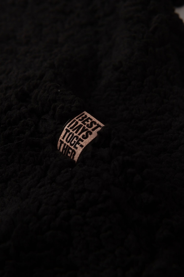 Casaco Masculino Infantil Best Days Pelo Preto