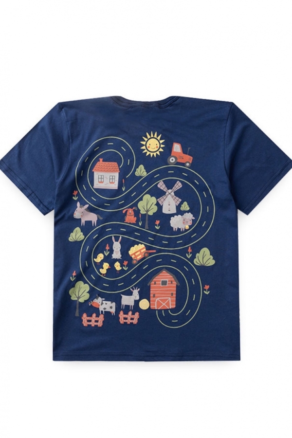 Camiseta Masculina Adulto Fazendinha