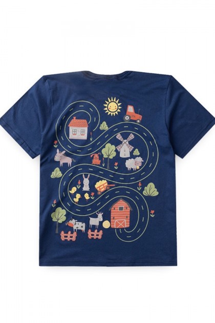 Camiseta Masculina Adulto Fazendinha