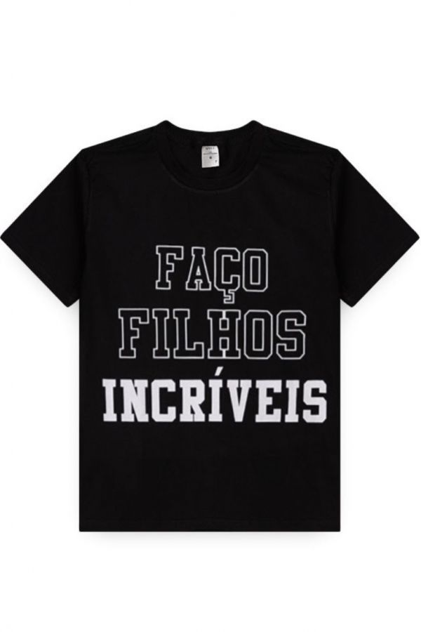 Camiseta Masculino Adulto Faço Filhos Incríveis