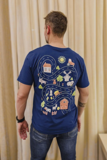 Camiseta Masculina Adulto Fazendinha