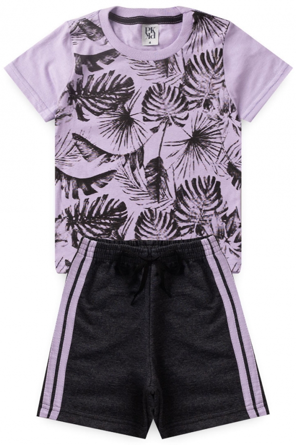 Conjunto Masculino Infantil Folhagem