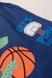 Conjunto Masculino Infantil Dino Basketball