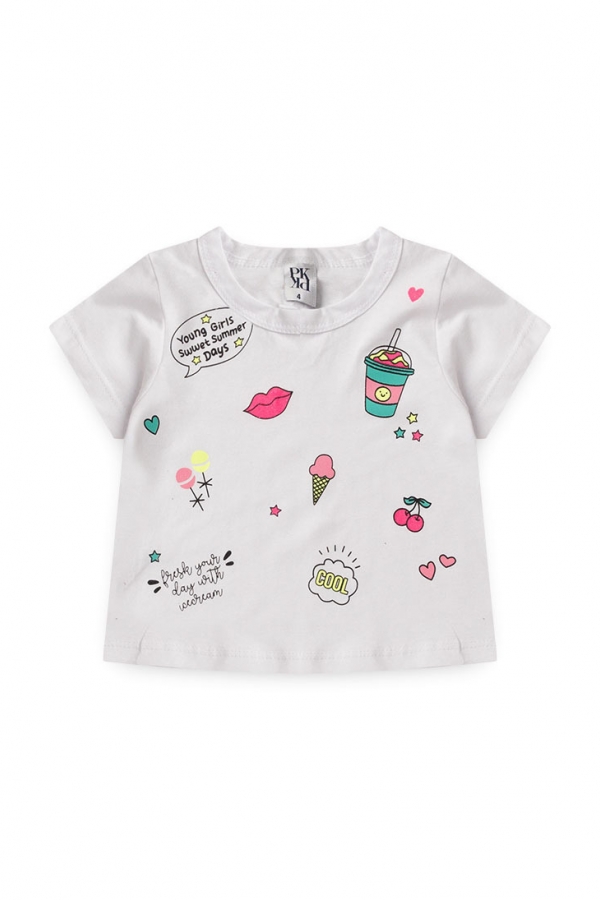Conjunto Feminino Infantil Sweet Summer Branco