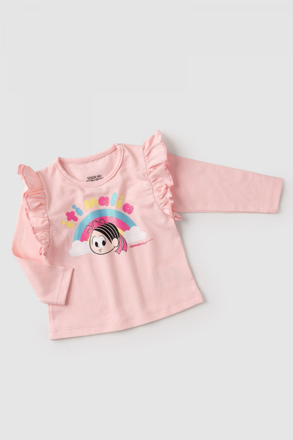 Blusa Feminina Infantil Mônica Iti Malia - Turma da Mônica