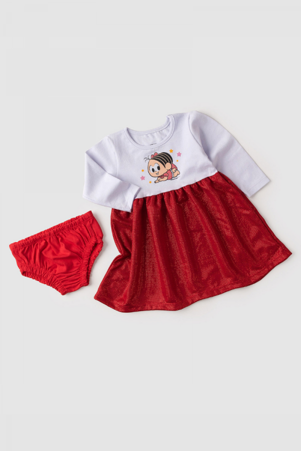 Vestido Infantil Mônica Baby - Turma da Mônica