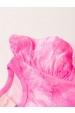 Vestido Infantil Feminino Tie Dye Pink