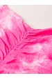 Vestido Infantil Feminino Tie Dye Pink