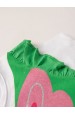 Conjunto Infantil Feminino Borboleta de Glitter Branco