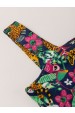 Macaquinho Feminino Infantil Onça Floral